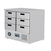 Polar Refrigeration  G-Series Refrigerated Counter with 6 Drawers 240Ltr