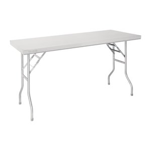 Vogue St/St Folding Work Table 1220x610x780 Vogue St/St Folding Work Table 1220x610x780