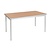 Gopak Enviro Indoor Beech Effect Rectangle Dining Table 1400mm