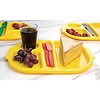 Olympia Kristallon Small Polycarbonate Compartment Food Trays Yellow 322mm