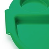 Olympia Kristallon Small Polycarbonate Compartment Food Trays Green 322mm