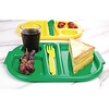 Olympia Kristallon Small Polycarbonate Compartment Food Trays Green 322mm