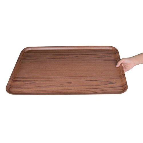 Olympia Veneer Mahogany Tray 584 x 390mm