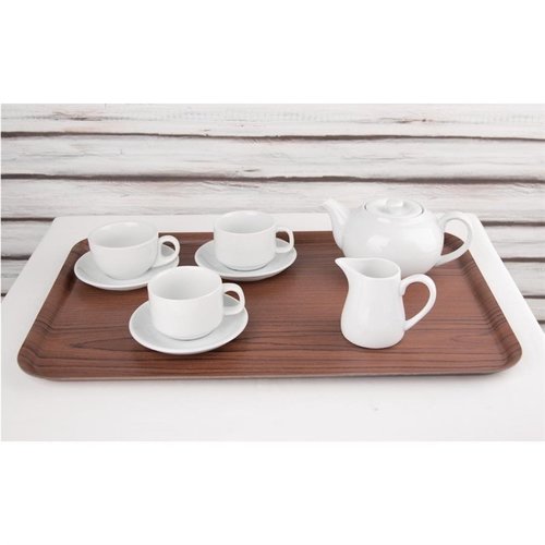 Olympia Veneer Mahogany Tray 584 x 390mm