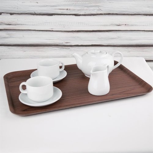 Olympia Veneer Mahogany Tray 508 x 360mm