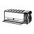 Rowlett Esprit 6 Slot Toaster Jet Black