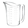 Vogue Polycarbonate Measuring Jug 2Ltr