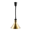 Buffalo Conical Retractable Heat Shade Pale Gold Finish