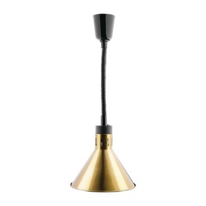 Buffalo Conical Retractable Heat Shade Pale Gold Finish Buffalo Conical Retractable Heat Shade Pale Gold Finish