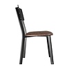Bolero Metal & PU Side Chair Vintage Mocha (Pack 4)