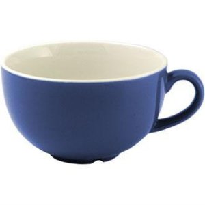 Churchill New Horizons Colour Glaze Cappuccino Cups Blue 199ml (Pack of 24) Churchill New Horizons Colour Glaze Cappuccino Cups Blue 199ml (Pack of 24)