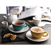 Churchill New Horizons Colour Glaze Cappuccino Cups Yellow 199ml