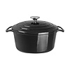 Vogue Cook Like A Pro 2-Piece Cast Iron Casserole and Roasting Dish Set