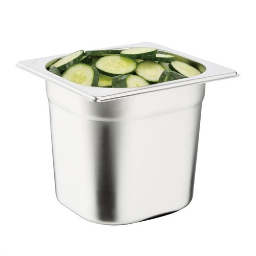 Vogue Pojemnik GN 1/3 150 mm ze stali nierdzewnej (6 szt.)