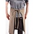 Chef Works Urban Dorset Antique Wide Chefs Bib Apron Earth Brown