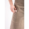 Chef Works Urban Dorset Antique Wide Chefs Bib Apron Earth Brown
