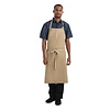 Chef Works Urban Austin Denim szeroki fartuch na szelkach, naturalny