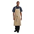 Chef Works Urban Austin Denim Wide Bib Apron Natural