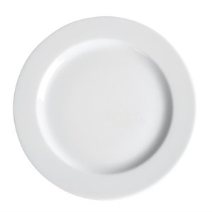 Royal Porcelain Classic White Wide Rim Plates 260mm (Pack of 12) Royal Porcelain Classic White Wide Rim Plates 260mm (Pack of 12)