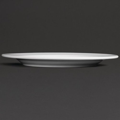 Royal Porcelain Classic White Wide Rim Plates 260mm (Pack of 12) Royal Porcelain Classic White Wide Rim Plates 260mm (Pack of 12)