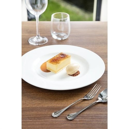 Royal Porcelain Classic White Wide Rim Plates 260mm (Pack of 12) Royal Porcelain Classic White Wide Rim Plates 260mm (Pack of 12)