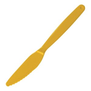 Olympia Kristallon Polycarbonate Knife Yellow (Pack of 12) Olympia Kristallon Polycarbonate Knife Yellow (Pack of 12)