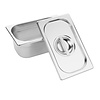 Vogue Stainless Steel Gastronorm Pan 1/9 100 mm (Pack of 6)