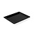 Hendi Melamine serving tray black GN 1/2