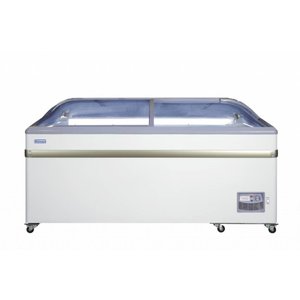 XXLselect Glass Top Chest Freezer 600L, from -18°C
