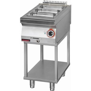 XXLselect Bemar elektryczny 1-komorowy, na podstawie szkieletowej z zaworem spustowym, 0,7 kW XXLselect Bemar elektryczny 1-komorowy, na podstawie szkieletowej z zaworem spustowym, 0,7 kW