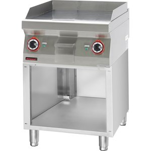 XXLselect Electric Griddle 596 x 560 mm, Smooth, Chromed 8 kW, 400V on Half-Open Base XXLselect Electric Griddle 596 x 560 mm, Smooth, Chromed 8 kW, 400V on Half-Open Base