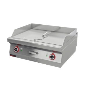 XXLselect Countertop Electric Griddle 796 x 560 mm, Smooth/Ribbed, Chromed, 9,60 kW, 400V XXLselect Countertop Electric Griddle 796 x 560 mm, Smooth/Ribbed, Chromed, 9,60 kW, 400V