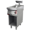 XXLselect French fries heater with IR heater on an open cupboard base