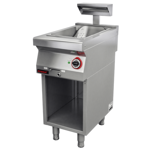XXLselect French fries heater with IR heater on an open cupboard base XXLselect French fries heater with IR heater on an open cupboard base