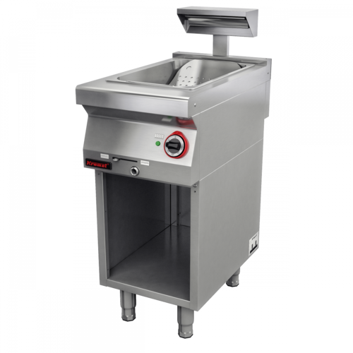XXLselect French fries heater with IR heater on a closed cabinet base XXLselect French fries heater with IR heater on a closed cabinet base