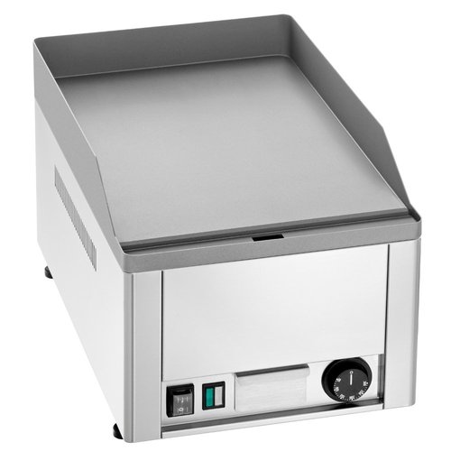 Neumarker Countertop Electric Cast Iron Griddle 320 x 480 mm, Smooth, 3 kW, 50-270°C