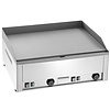 Neumarker Countertop Electric Cast Iron Griddle 650 x 480 mm, Smooth, 2 Heating Zones, 6 kW, 400V, 50-270°C