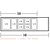 Neumarker Top unit for storing ingredients 1 x GN 1/2; 2 x 1/3 GN; 4 x 1/6 GN, 1400x370x(h)440mm 150W from 2 to 8°C