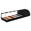 Neumarker Sushi or tapas Top Unit 4x 1/3 GN, 161W, from 2 to 6°C with Compressor on the Right Side Neumarker Sushi or tapas Top Unit 4x 1/3 GN, 161W, from 2 to 6°C with Compressor on the Right Side