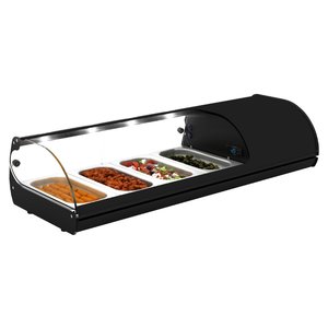 Neumarker Sushi or tapas Top Unit 4x 1/3 GN, 161W, from 2 to 6°C with Compressor on the Right Side Neumarker Sushi or tapas Top Unit 4x 1/3 GN, 161W, from 2 to 6°C with Compressor on the Right Side