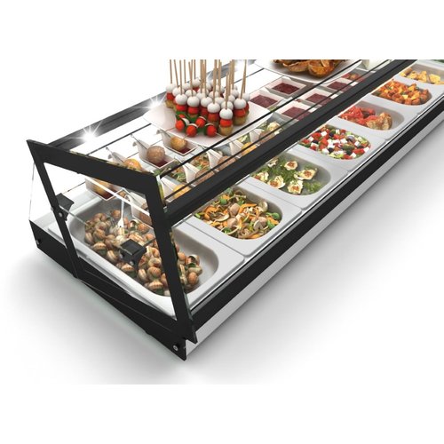 Neumarker Sushi or tapas Top Unit 6x 1/3 GN, 163W, from 2 to 5°C Neumarker Sushi or tapas Top Unit 6x 1/3 GN, 163W, from 2 to 5°C