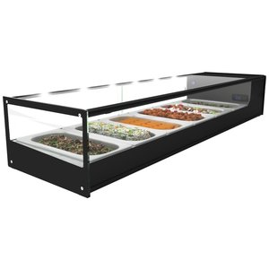 Neumarker Sushi or tapas Top Unit 6x 1/3 GN, 163W, from 2 to 6°C Neumarker Sushi or tapas Top Unit 6x 1/3 GN, 163W, from 2 to 6°C