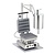 Neumarker Waffle Maker for Churros, 2,2 kW