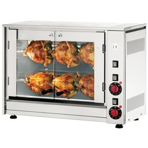 Neumarker Electric Rotisserie Grill 2 Splits, 6 Chickens, 2,8 kW