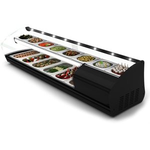 Neumarker Sushi or tapas Top Unit 6x 1/3 + 8x 1/6 GN, 202W, from 2 to 5°C