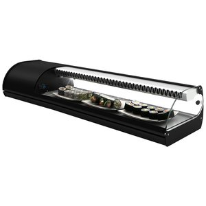 Neumarker Sushi or tapas Top Unit 4x 1/3 GN, 218W, from 2 to 6°C with Compressor on the Left Side Neumarker Sushi or tapas Top Unit 4x 1/3 GN, 218W, from 2 to 6°C with Compressor on the Left Side