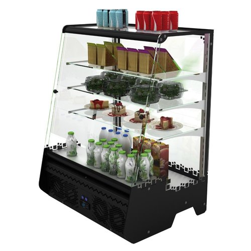 Neumarker Refrigerated Display Rectangular, from 4°C to 7°C, Countertop, Black Neumarker Refrigerated Display Rectangular, from 4°C to 7°C, Countertop, Black