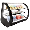 Neumarker Refrigerated Display Rectangular, from 2°C to 6°C, Countertop, Black