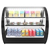 Neumarker Refrigerated Display Rectangular, from 2°C to 6°C, Countertop, Black