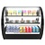 Neumarker Refrigerated Display Rectangular, from 2°C to 6°C, Countertop, Black